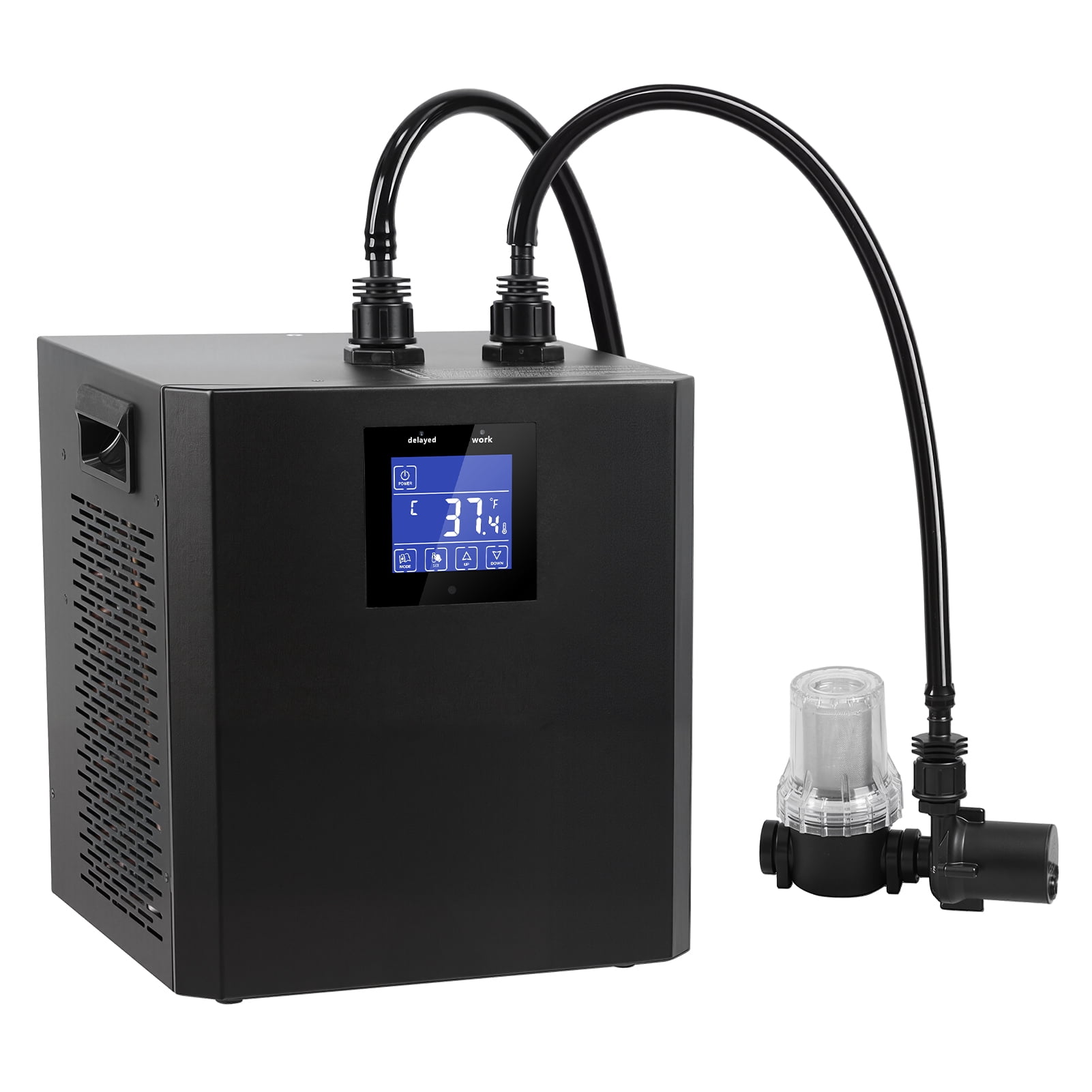 87 Gallon Ice Bath Chiller, 1/3HP Ice Bath Water Chiller for Cold Plunge Tub, Water Chiller System with LED Display, Water Pump, Remote Control, Pipe, for Fish Tank Household