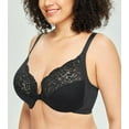 thumbnail image 3 of TRAHOO-Women's Front Closure Racerback Bra Plus Size Underwire Unpadded T-Back Lace Everyday Bra, 3 of 4