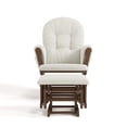 thumbnail image 4 of Storkcraft Hoop Glider and Ottoman - Hazelnut and Ivory Boucle, 4 of 11