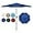 9ft-Blue Update, variant on NALYL 7.5' Patio Umbrella with 20 Inch 50lbs Capacity Fillable Round Base, 6 Sturdy Ribs with Push Button Tilt/Crank for Garden, Deck, Backyard, Pool, Creamy White and Black
