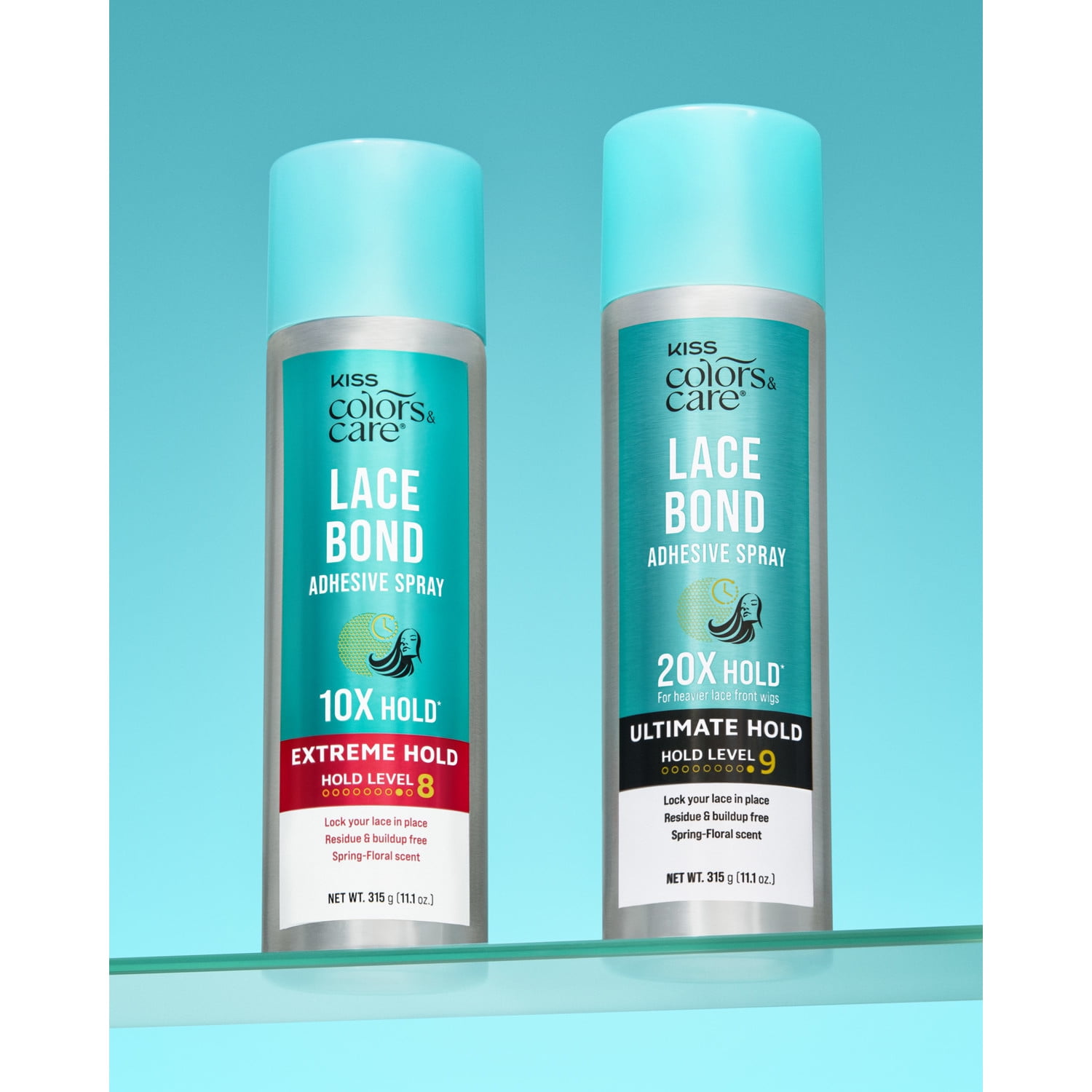 Kiss Colors & Care Lace Bond Adhesive Spray Ultimate Hold, 11.1 oz. (315 g)