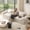 Beige, variant on 102" Modular Cloud Couch Sectional Sofa for Living Room, Modern Boneless Couch, Deep Seat Sofas Couches, Comfy No Assembly Required,Mustard Yellow