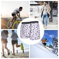 thumbnail image 4 of Yiaed Lavender Flowers Print Men's Soft Cotton Boxer Shorts Breathable Boxers Underwear Moisture-Wicking Underwear Stretch Boxer Briefs for Man-Small, 4 of 5