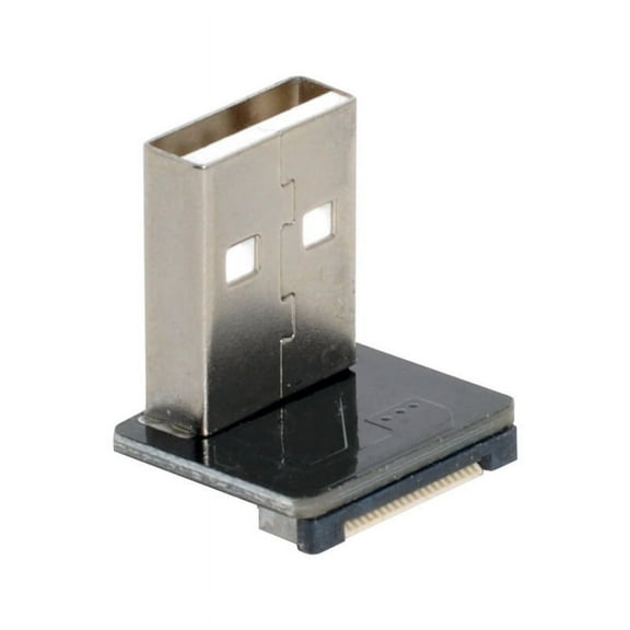 FVH CYFPVUSB USB2.0 Male 90 Degree Down Angled Type-A Connector Socket for FPV HDTV Multicopter Aerial Photography