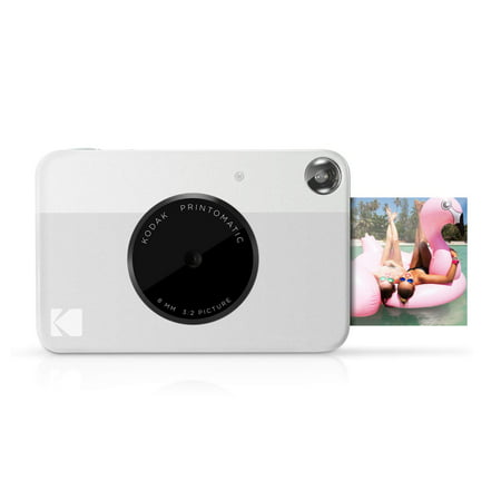 Kodak PRINTOMATIC Digital Instant Print Camera (Grey), Full Color Prints On ZINK 2x3