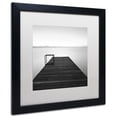 thumbnail image 3 of Trademark Fine Art "Cube" Canvas Art by Moises Levy White Matte, Black Frame, 3 of 3
