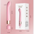 thumbnail image 6 of Soft Silicone Female Vibrator Stick With Mini Tongue Ring, Waterproof Usb Recharge Heating Vibrators Sex Toy For Women Couple - Pink, 6 of 7