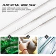 thumbnail image 4 of 10Pcs 1mm Emery Jade Amber Cutting Hand-made Jade Metal Wire Cutting Tool (without Frame), 4 of 8