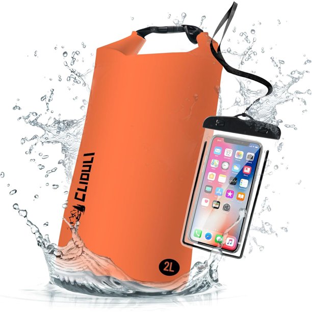Waterproof Dry Bag,Roll Top Summer Sunflowers Small Waterproof Backpack 5L/10L/20L Floating and Lightweight Bags for Kayaking, Boating, Fishing, Swimming and Camping with Waterproof Phone Ca
