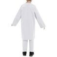 thumbnail image 5 of QHFBli Kids Boys Arabic Kaftan Set - Middle East Clothing Long Sleeve Youth Boys' Solid Color Robe Suit Thobe, 5 of 6
