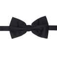 thumbnail image 2 of Jacob Alexander Men's Solid Color Extra Large Pre-Tied Bow Tie - Black, 2 of 5