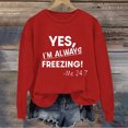 thumbnail image 3 of Generic Womens Letter Sweatshirt Crewneck Funny Saying Casual Funny Vintage Pullover Tops Fall Fashion Sweatshirts, 3 of 4