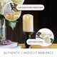 thumbnail image 5 of Vela LED Lamp Luminara con aroma a vainilla y miel, 8 x 11 cm, 5 of 7