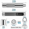 thumbnail image 2 of Grommet Tool Kit 12mm Eyelets, Pliers Set And 100 Eyelet Sets With Storage Box For Tarpaulin, Leather, Fabric And More G, 2 of 3