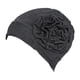 thumbnail image 1 of Turbante transpirable, suave, para dormir, con banda ancha, elástico, multiusos, holgado gris oscuro, 1 of 9