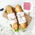 thumbnail image 4 of MasteelfCA 100Pcs Paper Pastry Wrappers Anti-oil Wrapping Papers Packaging Papers, 4 of 7