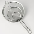 thumbnail image 1 of Fine Mesh Strainer for Kitchen Stainless Tea Colander Fine Mesh Steel Tea Colander Long Handle Food Sifter Flour Sieve Baking Tool, 16cm, 1 of 8