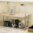 thumbnail image 3 of Hyasfey Storage Rack Bathroom Organizer Durable Construction Space-saving 2-Tier Storage Holder Bathroom Counter Organizer, 3 of 8