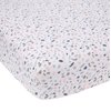 Lambs & Ivy Signature Terrazzo Abstract Organic Cotton Fitted Crib Sheet