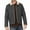 Dark Gray Jacket fot Men, variant on Men's Vintage Warm Zipper Pocket Jacket Long Sleeve Casual Fashion Solid Color able Standard Thickness Outdoor Wear Daily Use Stylish Top Black L