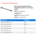 thumbnail image 2 of Rear Lower Forward Control Arm - Compatible with 2007 - 2011 Toyota Camry 2008 2009 2010, 2 of 2