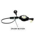 thumbnail image 3 of Retractable Headset MONO Hands-free Earphone w Mic Single Earbud Headphone Earpiece Wired [3.5mm] [Black] ZYY for Alcatel A30 Plus, Dawn, Fierce 4, Idol 4 4S 5S, Jitterbug Smart, One Touch Fierce XL, 3 of 6