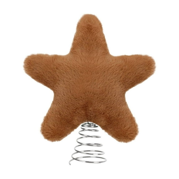 Noothes Five-Pointed Star Christmas Tree Topper Traditional Holiday Decoration for Indoor Outdoor Use