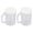 2sets, variant on Double Layer Quick Freezing Ice Cup with Handle Freezer Mug Chiller Freezable Insulated Mug For Family Gatherings