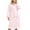 Light Pink, variant on Women Robes Women's Robe Women Men Plush Flannel One Size Bathrobe Soft Pajamas Cozy Long Spa Robe Cozy Robes for Women Fleece Robe Women Heated Robes for Women Zipper Robes for Women