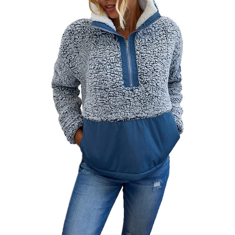 Women Winter Warm Fleece Sweaters 