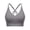 Dark Gray, variant on Comfortable And Transparent Shoulder Strap Cordless Backless Spongeless with Convertible Shoulder Straps Bra Strapless for Women