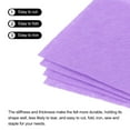 thumbnail image 4 of Soft Felt Sheets Fabric Craft Sheets Purple 4 Inch x 4 Inch 42 Pcs, 4 of 6