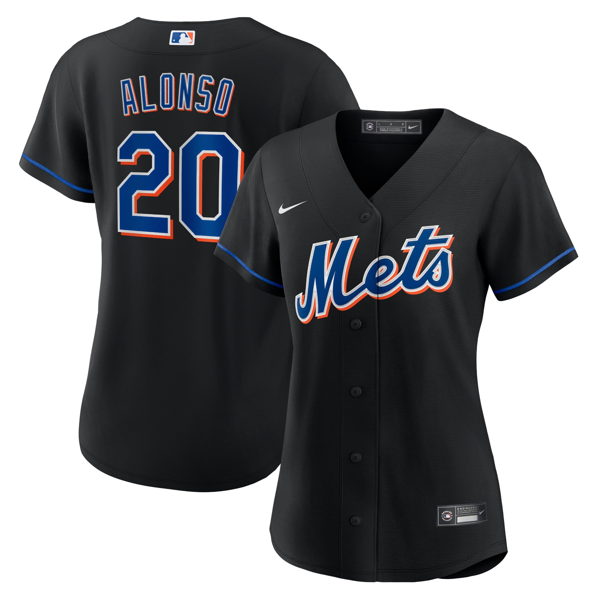 nike mets black jersey