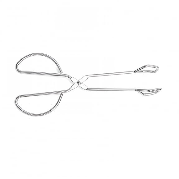 ACDANC Stainless Steel Kitchen Tongs,9.6" Heavy Duty Kitchen Tongs with Plastic Silicone for Cooking,Scissor Grilling,Barbecue,Serving,Baking Bread Clamp Tongs