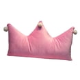 thumbnail image 1 of Camas de corona decorativas Cojines Dormitorio Respaldo lavable Almohada de oficina en casa Rosa profundo Zulema cojines decorativos, 1 of 8