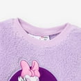 thumbnail image 5 of Disney Mickey Kids Girls Fleece Sweatshirts Daisy Embroidered Graphic Ugly Sweatshirts Sizes 2-6, 5 of 7