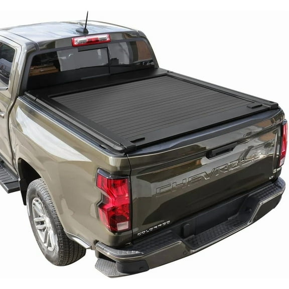 Syneticusa MR Series Retractable T-Slot Rails Hard Truck Bed Cover for 2015-2026 Colorado/Canyon 5ft Bed