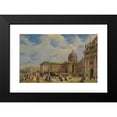 thumbnail image 2 of Giuseppe Canella 24x17 Black Modern Framed Museum Art Print Titled - The Mazarine Library, 2 of 5