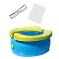 thumbnail image 4 of jinwen Toilette Portable pour Enfants, Pot Pliable, Facile à Nettoyer, Toilette de Voyage Réutilisable, Toilette d'Urgence pour Randonnée en Plein Air, VR, Voiture, Enfants, Bleu, 4 of 9