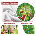 thumbnail image 2 of Falda para Árbol de Navidad 120 cm, Diseño del Grinch, Protege el Piso y Decora tu Hogar, Tela Duradera, 2 of 7