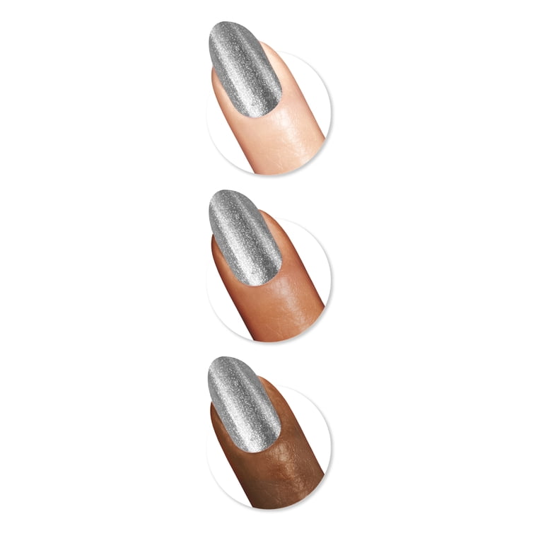 Sally Hansen Insta Dri Nail Polish, Steel the Show, Metallic 0.31