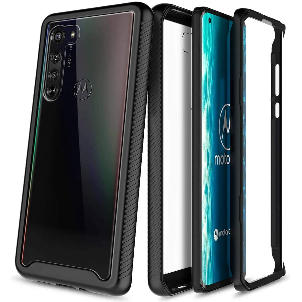 For Motorola Moto Edge 5G Case, FullBody with Front PC Frame