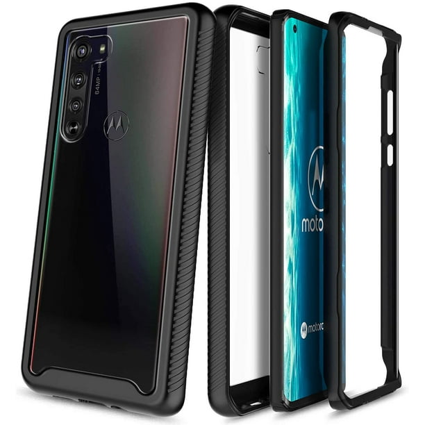 For Motorola Moto Edge 5G Case, FullBody with Front PC Frame