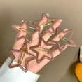 thumbnail image 5 of AWAYTR 5 Pcs Hollowed Star Hair Clips Star Snap Hairpins Sweet Headpiece Hair Barrettes Hair Accessories for Girls Dropship, 5 of 10