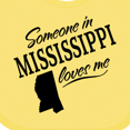 thumbnail image 4 of Inktastic Someone in Mississippi Loves Me Boys or Girls Baby Bib, 4 of 4