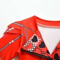 thumbnail image 6 of KAWELL Rise of Red Costume for Girls Zipper Jacket and Pants Red Halloween Dress Up 4-12 Years, 6 of 6