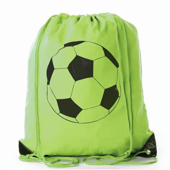 Soccer Party Favors | Soccer Drawstring Backpacks for Birthday Parties, Team events, and much more!