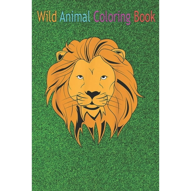 Download Wild Animal Coloring Book Funny Lion Head Safari African Animal Face Jungle Zoo An Coloring Book