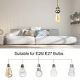 thumbnail image 4 of Unique Bargains 15.4Ft Pendant Light Cord Kit, Plug in E26 Socket Hanging Light with Switch Industrial Vintage Twisted Rope, Bronze, 4 of 7