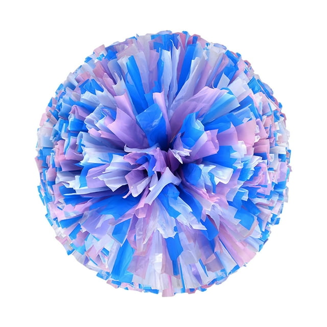 2 Pcs Fournitures de Cheerleaders à Main Fleur de Couleur Activités Sportives Performance Fournitures de Cheering Rond Haute Densité Bande de Couleur Léger Double Doigt Anneau Boucle Design Off Fête pour Enfants 4-8 Événement Horizon